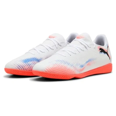 Afbeelding van PUMA FUTURE 8 PLAY IT Unisex Sportschoenen White Black Glowing Red