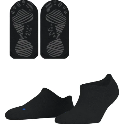 Afbeelding van FALKE Dames Stopper sokken Cool Kick W HP Ademend Sneldrogend Noppen op de zool 1 Paar, Zwart (Black 3000), 37 38