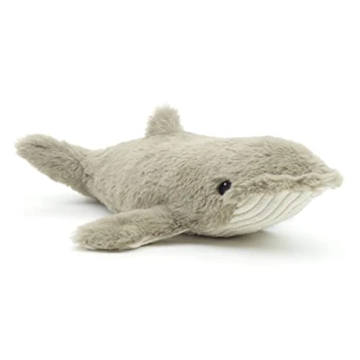 Afbeelding van Uni Toys Eco Line Buckelwal 100% gerecycled materiaal 26 cm (lengte) pluche walvis dier, knuffeldier