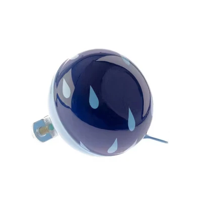 Afbeelding van NietVerkeerd Nv ding dong bel 60mm drops blauw met druppels kaart