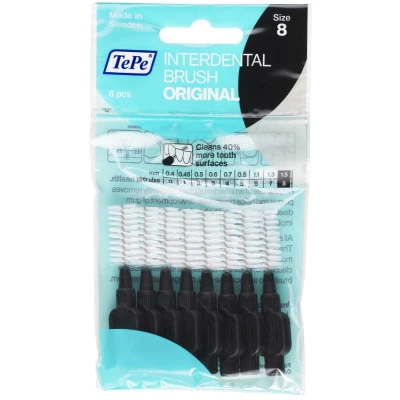 Afbeelding van 3x TePe Interdentale Ragers Original 1,5 mm Zwart 8 stuks