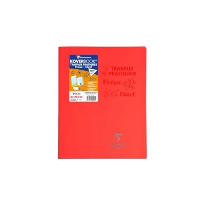 Afbeelding van Clairefontaine Koverbook notitieboekje, geperforeerd, voor praktisch werken, 64 pagina&#039;s 24 x 32 Willekeurige kleurkeuze.