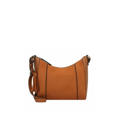 Afbeelding van TOM Tailor PIRA Schoudertas, Dames, Maat: One Size, Cognac