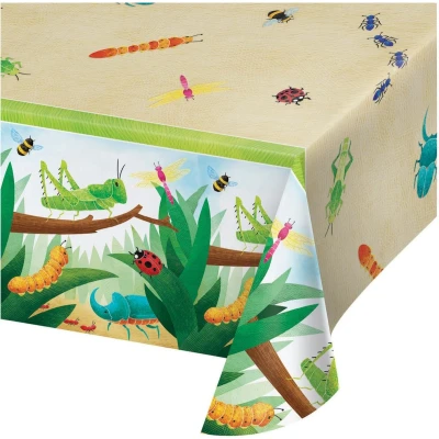 Afbeelding van Tafelkleed Insecten papier 137x259cm
