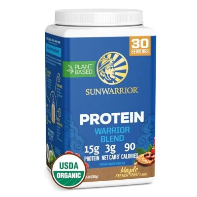 Afbeelding van Sunwarrior Warrior Blend Biologische Proteïne Maple French Toast 750 Gram