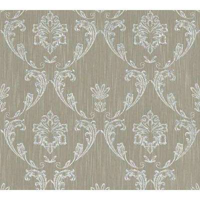 Afbeelding van AS Creation AP Finest 30658 3 306583 Zilver (Textiel) / Grijs Bruin