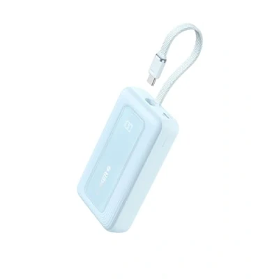 Afbeelding van Anker Zolo Powerbank, 10.000 mAh, 30 W, high speed draagbare oplader met geïntegreerde USB C kabel