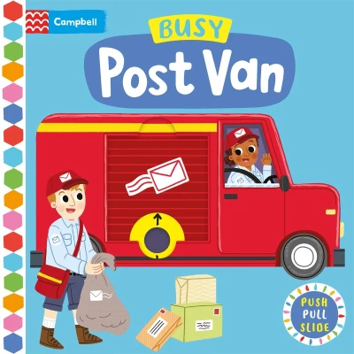 Afbeelding van Busy Post Van: A Push, Pull and Slide Book