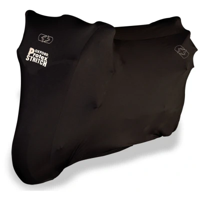 Afbeelding van Oxford Protex Stretch Fit Premium Motorfiets Indoor Cover, zwart, afmeting XL voor man