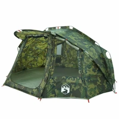 Afbeelding van vidaXL Vistent 5 persoons waterdicht camouflage