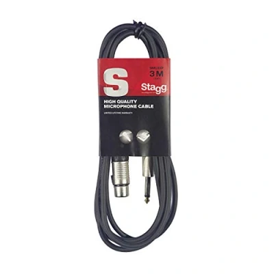 Afbeelding van Stagg SMC3XP 3m studiokabel zwart