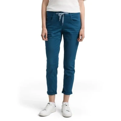 Afbeelding van TOM TAILOR Damesbroek, 13183 Dark Petrol, 42W / 28L