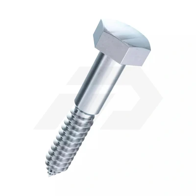 Afbeelding van Hoenderdaal Houtdraadbout verzinkt 4.6 10x60mm (doos a 100 stuks) Din571