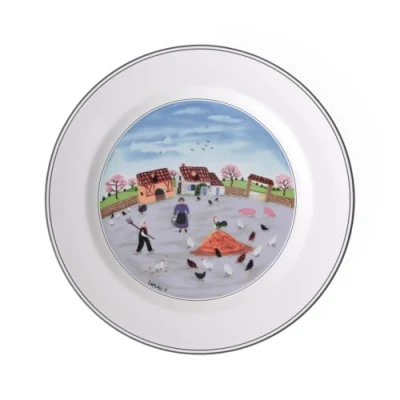 Afbeelding van Villeroy &amp; Boch 10 2337 2624 blauw porseleinen dinerbord, 27 cm, cm x 3 1 bord