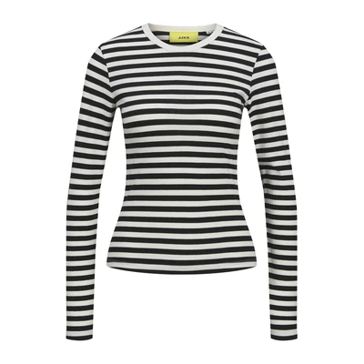 Afbeelding van JJXX Jxceline GIGI STR LS Stripe JRS Trui, Dames, Maat: Medium, Black