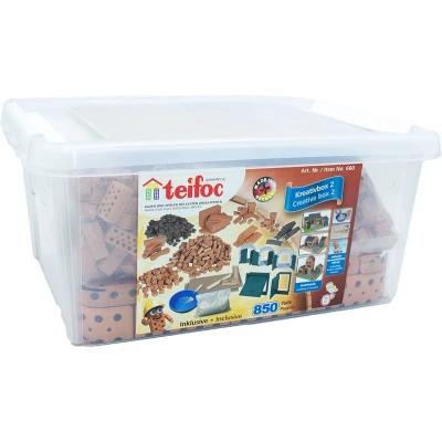 Afbeelding van Teifoc Bouwdoos Creatieve Box II Hobbypakket Cement is Wateroplosbaar