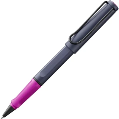 Afbeelding van Lamy safari rollerball pen limited edition pink cliff medium blauwgrijs/roze