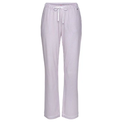 Afbeelding van s.Oliver dames pyjama broekje, bordeaux gestreept, 40 42