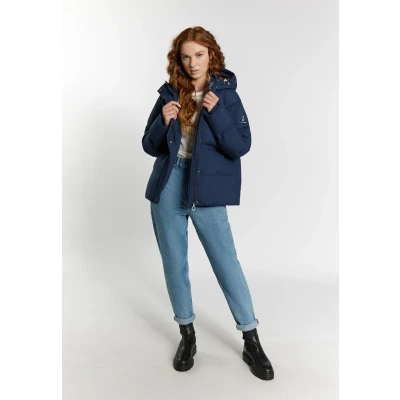 Afbeelding van Dreimaster MIT Grassland Winterjas, Dames, Maat: 40, Marine
