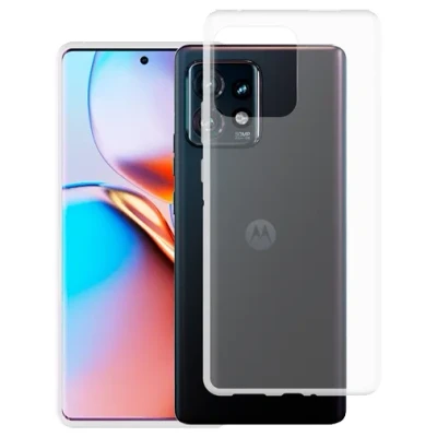 Afbeelding van Just in Case Soft Design Motorola Edge 40 Pro Back Cover Transparant
