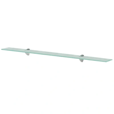 Afbeelding van Zwevend schap 100x10 cm 8 mm glas