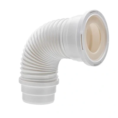 Afbeelding van Wirquin RWC1099 Toiletpijp, zacht, kort om op te plakken, voor optimale afvoer 240 tot 380 mm, wit