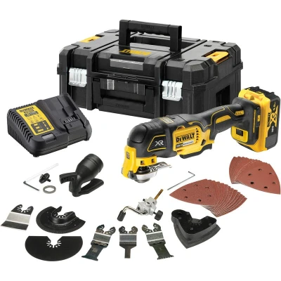 Afbeelding van DeWalt DCS356P1 Oscillerende multitool 18V 5.0Ah Li Ion in TSTAK Geleverd met 1 accu