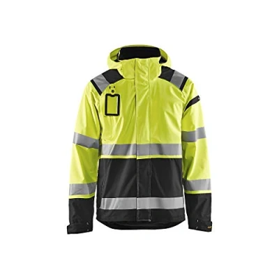 Afbeelding van Blåkläder 4987 1987 Shell jack High Vis ongevoerd Geel/Zwart maat 4XL