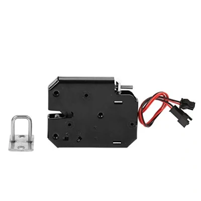 Afbeelding van Magnetische Magneetmagneet voor kabinet ladeslot 12V DC Fail Safe deurtoegangscontrolesysteem (met detectieschakelaar) (A)