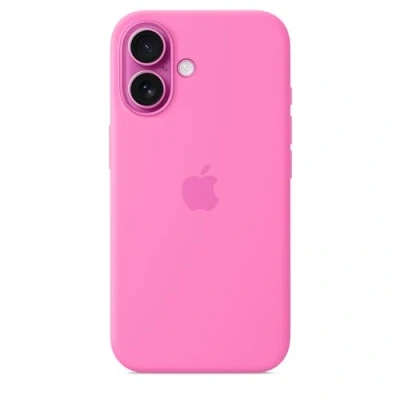 Afbeelding van Apple Silicone Case iPhone 16 Peony