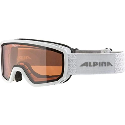 Afbeelding van Skibril Alpina Scarabeo S White QH Rubyred