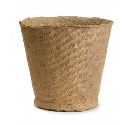 Afbeelding van 24x stuks Houtvezel kweekpotjes/stekpotjes 6 x 6,5 cm Stekpotjes