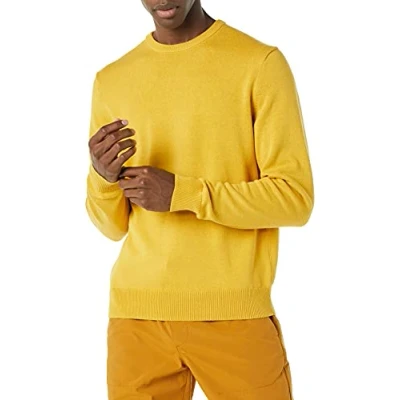 Afbeelding van Amazon Essentials Men&#039;s Trui met ronde hals (verkrijgbaar in grote en lange maten), Goud, XXL