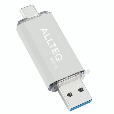 Afbeelding van USB 3.1 stick Zilver 512 GB Allteq
