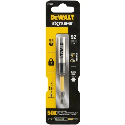 Afbeelding van DeWalt Accessoires Flextorq schroefbithouder voor 25 mm schroefbits magnetisch met schroefgeleider DT7522 QZ