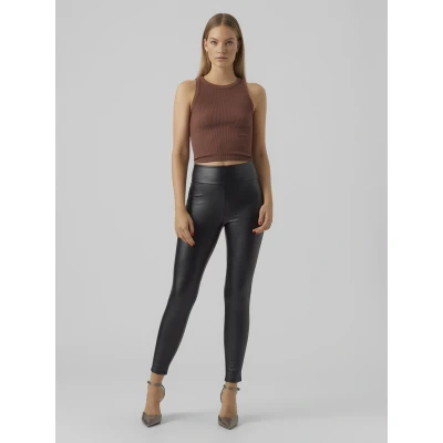 Afbeelding van Vero Moda Suella Coated Legging Dames Maat XS