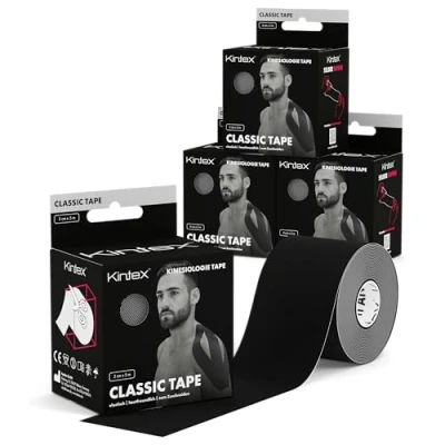 Afbeelding van Kintex Kinesiologie 4 rollen Classic 5cm x5m, Physio, therapietape