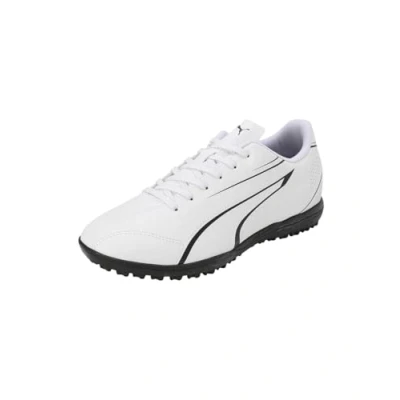 Afbeelding van Puma Vitoria Tt voetbalschoen voor heren, White Zwart, 40.5 EU