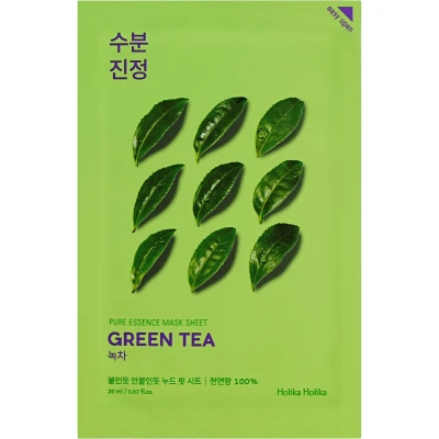 Afbeelding van Holika Pure Essence Mask Sheet Green Tea gezichtsmasker 20 ml