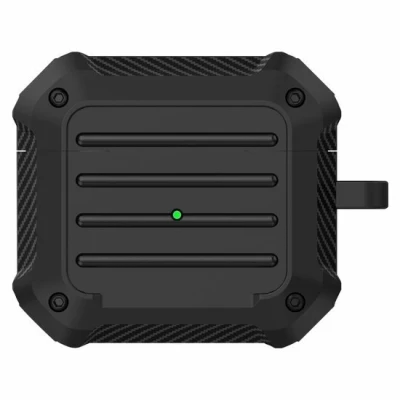 Afbeelding van AirPods 3 hoesje hardcase Shell series Zwart bescherming voor uw Optimale jouw