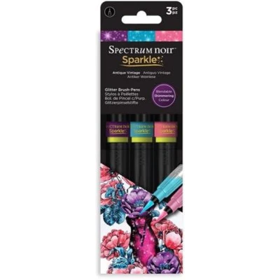 Afbeelding van Spectrum Noir Sparkle 3 Pen Sets Antique Vintage