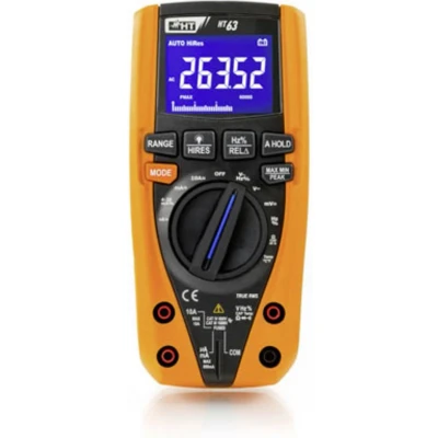 Afbeelding van HT Instruments HT63 Multimeter Digitaal CAT III 1000 V, IV 600 V Weergave (counts): 6000