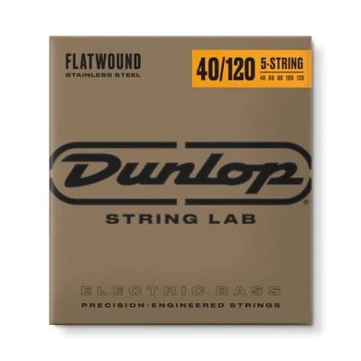Afbeelding van Dunlop DBFS40120 Flatwound Long Scale 40 120 voor 5 snarige basgitaar
