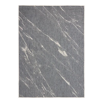 Afbeelding van Buitenkleed Marble Grijs/wit dubbelzijdig EVA Interior 160 x 230 cm