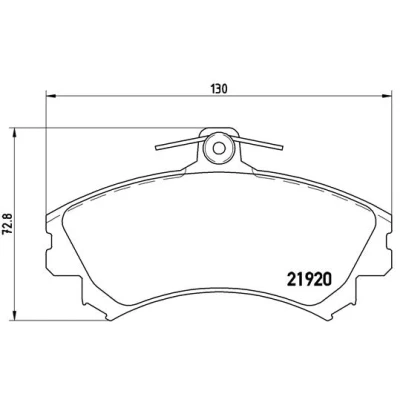 Afbeelding van Brembo Remblokset P 54 022