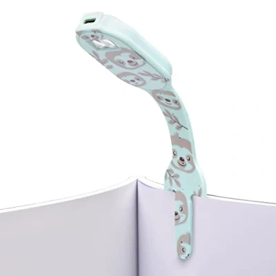 Afbeelding van Gifts for Readers &amp; Writers Flexilight USB Rechargeable 2 in 1 LED Reading Light Bookmark Clip On Book Lamp Children Adults Torch Essential Accessories