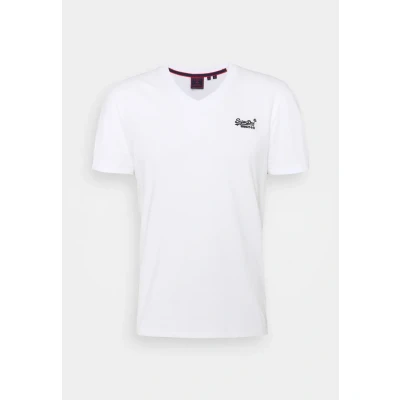 Afbeelding van Superdry Vintage Logo Emb Vee Tee Heren T shirt Wit Maat XL