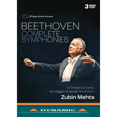 Afbeelding van Orchestra Del Maggio Musicale Fiorentino, Zubin Mehta Beethoven: Complete Symphonies (3 DVD)