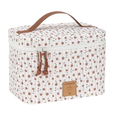 Afbeelding van Lässig Nursery Caddy To Go / Luiertas Flowers white
