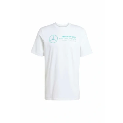 Afbeelding van adidas Performance AMG Petronas Formula ONE TEAM Tshirt print White semi mint rush, Heren, Maat: Large, rush